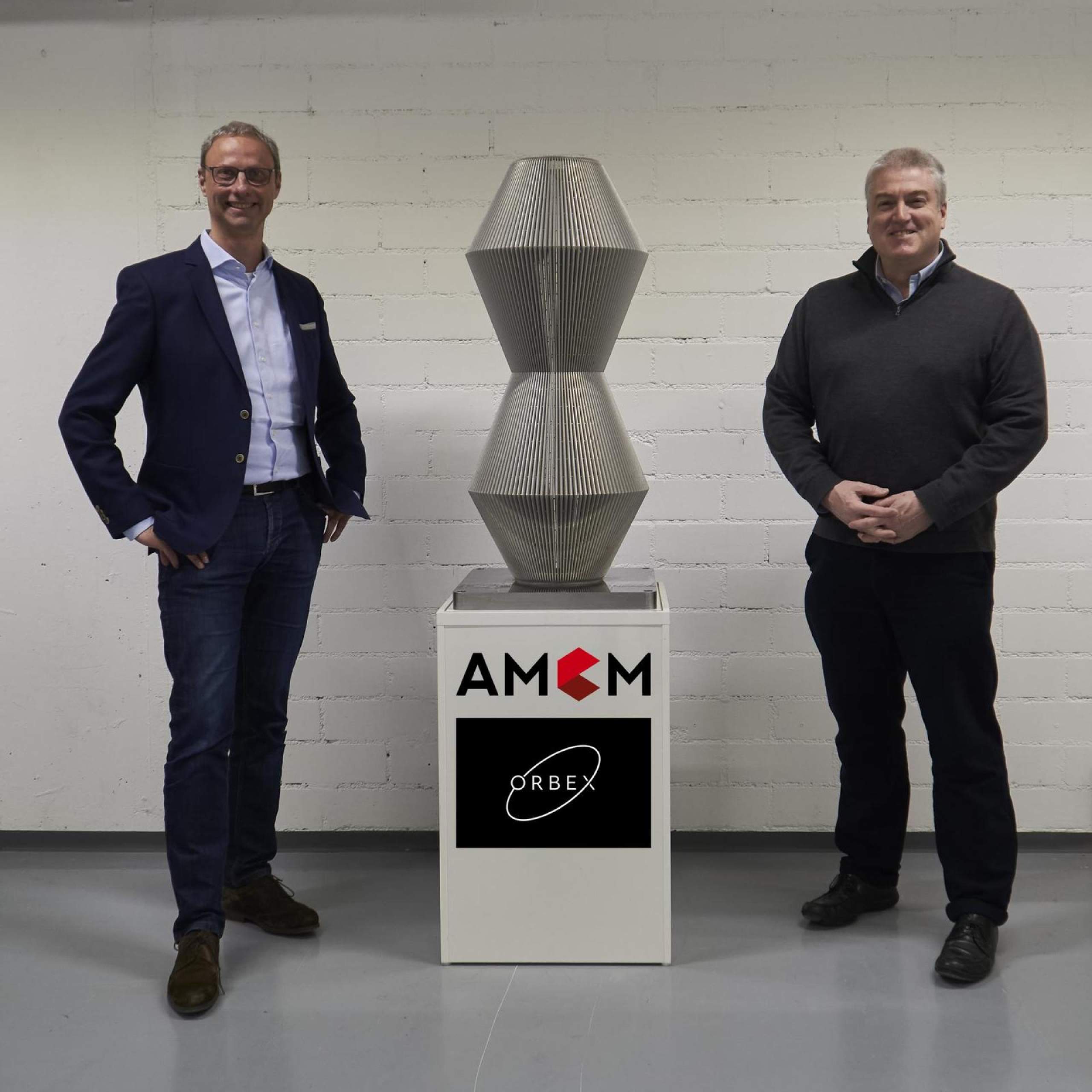 AMCM CEO Martin Bullemer and Orbex CEO Chris Larmour