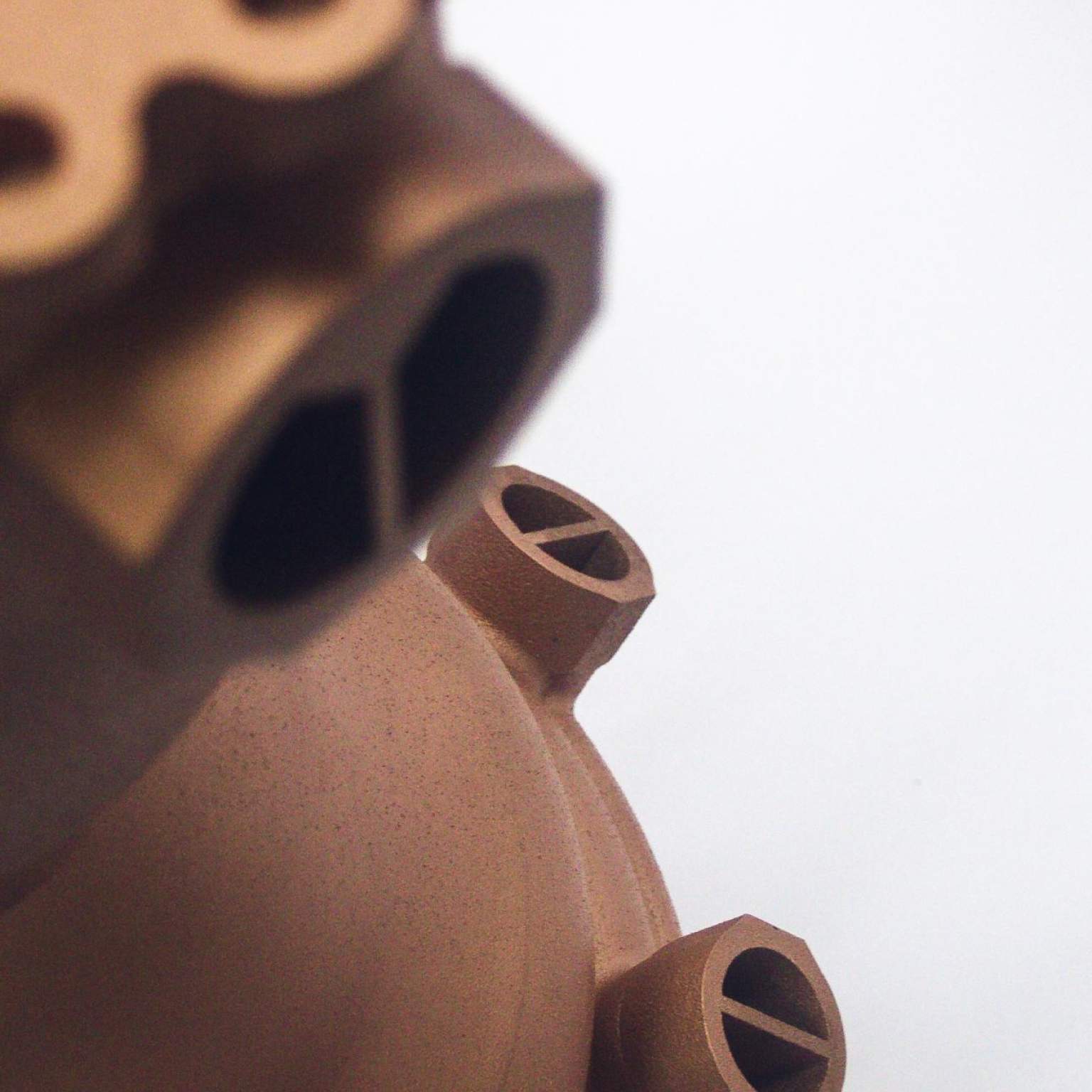 Detail of a Launcher combustion chamber printed on an AMCM M 4K