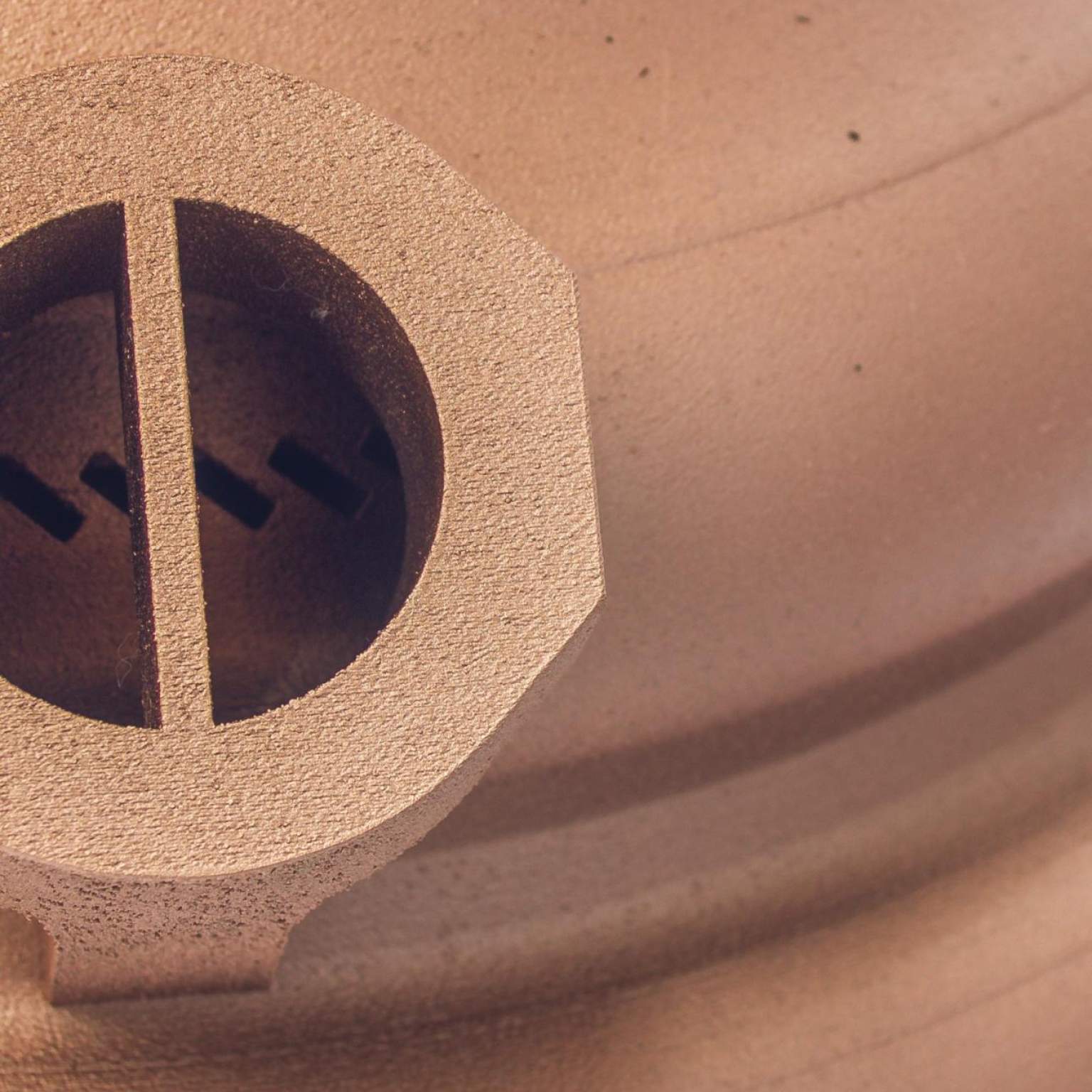 Detail of a Launcher combustion chamber printed on an AMCM M 4K