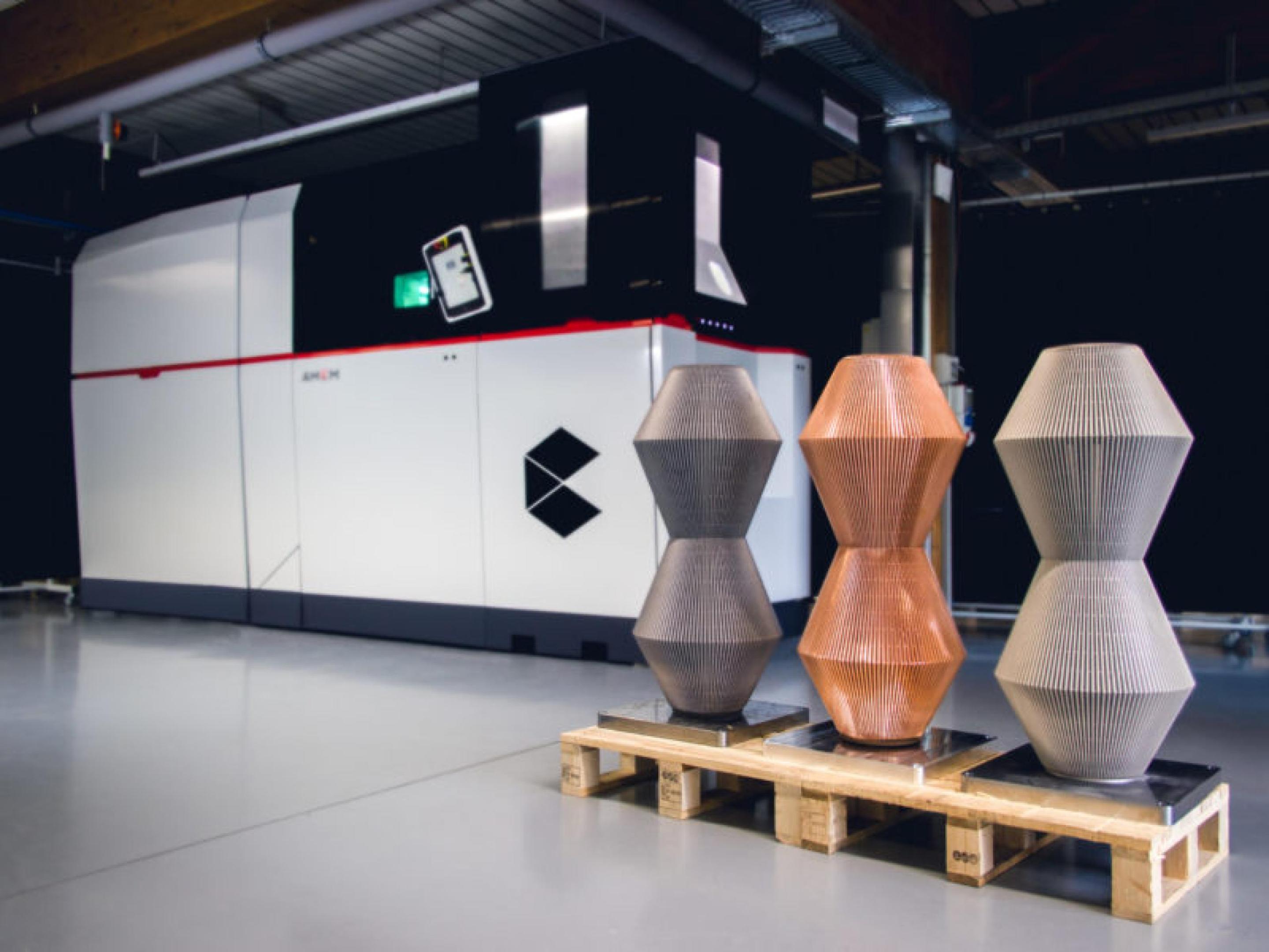 AMCM M 4K with 1-Meter Inconel, Copper, and Aluminum Parts