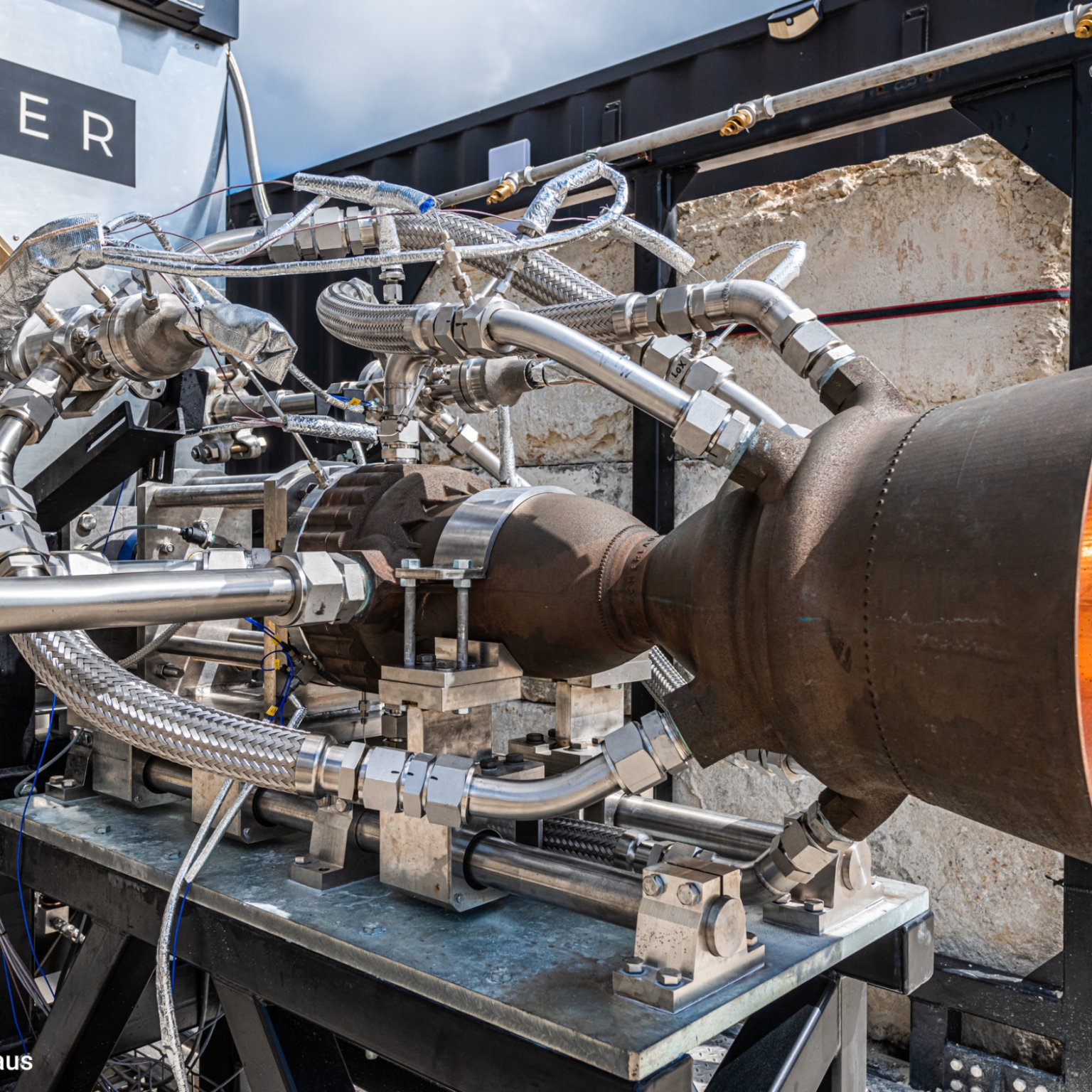 Launcher Combustion Chamber 3D Printed on AMCM M 4K