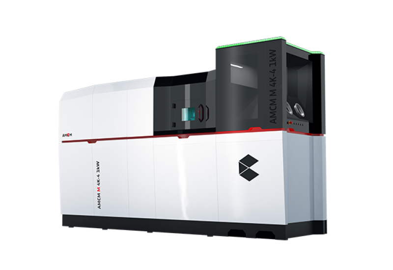 AMCM M 4K 3D printing system for one meter tall components