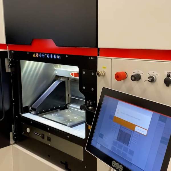 Inside of AMCM M 290 laser system